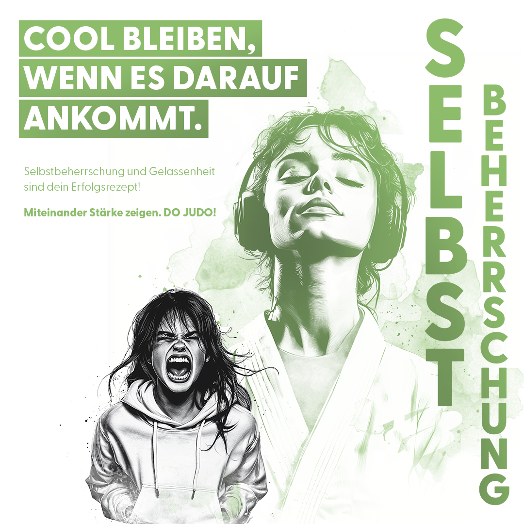 Selbstbeherrschung – Judowerte-Kampagne des Deutschen Judo-Bundes